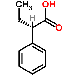 (S)-(+)-2-苯基丁酸结构式