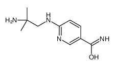 6-[(2-氨基-2-甲基丙基)氨基]-3-吡啶羧酰胺结构式