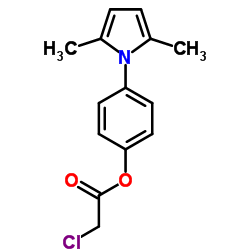 4-(2,5-Dimethyl-1H-pyrrol-1-yl)phenyl chloroacetate结构式