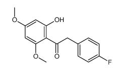 2-(4-Fluorophenyl)-1-(2-hydroxy-4,6-dimethoxyphenyl)ethanone结构式