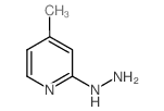 2-肼基-4-甲基吡啶结构式