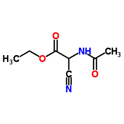 Ethyl acetamido(cyano)acetate Structure