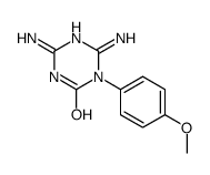 4,6-diamino-1-(4-methoxyphenyl)-1,3,5-triazin-2-one Structure