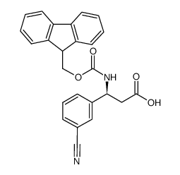 Fmoc-(S)-3-氨基-3-(3-氰基苯基)丙酸图片