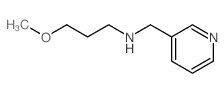 (3-METHOXY-PROPYL)-PYRIDIN-3-YLMETHYL-AMINE结构式