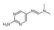 N'-(2-氨基-5-嘧啶)-N,N-二甲基甲脒结构式