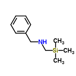 N-[(三甲基硅基)甲基]苄胺结构式