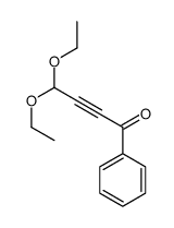 4,4-diethoxy-1-phenylbut-2-yn-1-one结构式