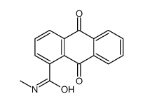 N-methyl-9,10-dioxoanthracene-1-carboxamide结构式