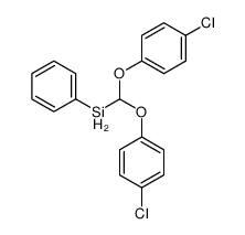 bis(4-chlorophenoxy)methyl-phenylsilane Structure