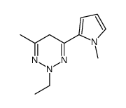 1,2,3-Triazine,2-ethyl-2,5-dihydro-4-methyl-6-(1-methyl-1H-pyrrol-2-yl)-(9CI) Structure