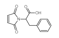 1H-Pyrrole-1-acetic acid, 2,5-dihydro-2,5-dioxo-a-(phenylmethyl)-, (S)-结构式