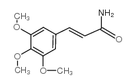 2-Propenamide,3-(3,4,5-trimethoxyphenyl)- Structure
