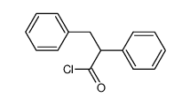2,3-diphenylpropionyl chloride Structure