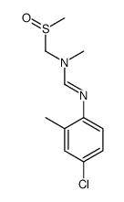 N'-(4-chloro-2-methylphenyl)-N-methyl-N-(methylsulfinylmethyl)methanimidamide Structure