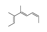 3,4-Dimethyl-2,4,6-octatriene结构式