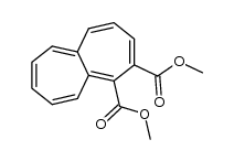 dimethyl heptalene-4,5-dicarboxylate Structure