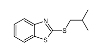 Benzothiazole, 2-[(2-methylpropyl)thio]- (9CI) Structure