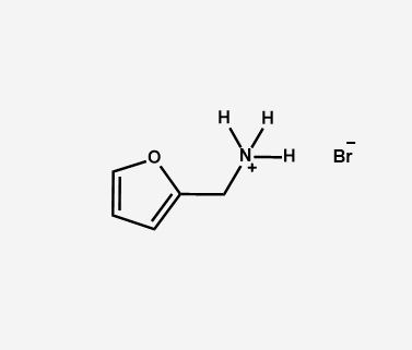 2-呋喃甲基溴化铵结构式