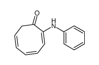 2-anilinocycloocta-2,4,6-trien-1-one结构式