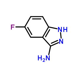 5-氟-1h-吲唑-3-胺结构式