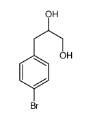 3-(4-溴苯基)-1,2-丙烷二醇结构式