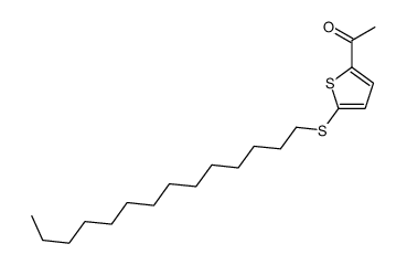 1-(5-tetradecylsulfanylthiophen-2-yl)ethanone结构式