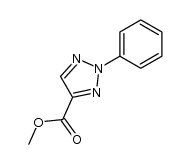 methyl 2-phenyl-2H-1,2,3-triazole-4-carboxylate结构式