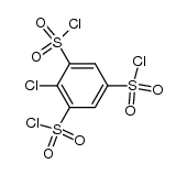2-chlorobenzene-1,3,5-trisulfonyl trichloride结构式