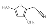 2-Thiopheneacetonitrile,3,5-dimethyl- Structure