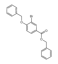 benzyl 4-(benzyloxy)-3-bromobenzoate结构式