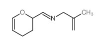 1-(3,4-dihydro-2H-pyran-2-yl)-N-(2-methylprop-2-enyl)methanimine Structure