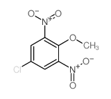 Benzene,5-chloro-2-methoxy-1,3-dinitro- Structure