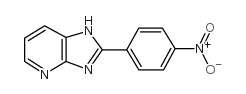 2-(4-Nitrophenyl)-1H-imidazo(4,5-b)pyridine结构式