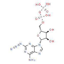 2-azidoadenosine 3',5'-diphosphate Structure