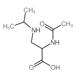2-acetamido-3-(propan-2-ylamino)propanoic acid Structure