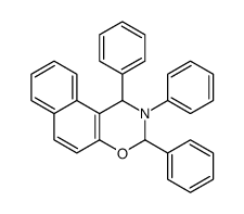 1,2,3-triphenyl-1,3-dihydrobenzo[f][1,3]benzoxazine结构式