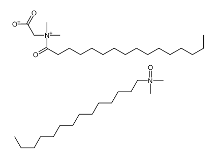 N,N-dimethyltetradecan-1-amine oxide,2-[hexadecanoyl(dimethyl)azaniumyl]acetate Structure