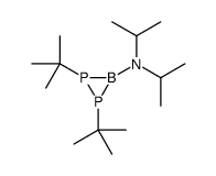1,2-ditert-butyl-N,N-di(propan-2-yl)diphosphaboriran-3-amine结构式