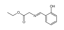 N-salicylidene-glycine ethyl ester Structure