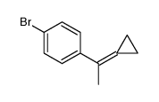 1-bromo-4-(1-cyclopropylideneethyl)benzene Structure