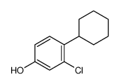 3-chloro-4-cyclohexylphenol Structure