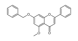 7-(benzyloxy)-5-methoxy-2-phenyl-4H-chromen-4-one Structure