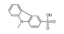 9-甲基-9H-咔唑-3-磺酸结构式