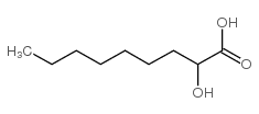 (±)-2-羟基壬酸结构式