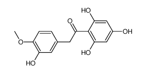 2,3',4,6-tetrahydroxy-4'-methoxy-desoxybenzoin结构式