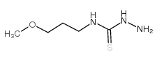 4-(3-甲氧基丙基)-3-氨基硫脲结构式