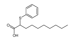 2-phenylsulfanyl-decanoic acid结构式