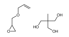 2-(hydroxymethyl)-2-methylpropane-1,3-diol,2-(prop-2-enoxymethyl)oxirane结构式