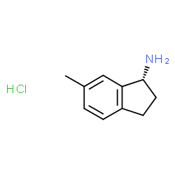 (R)-6-甲基-2,3-二氢-1H-茚-1-胺盐酸盐结构式
